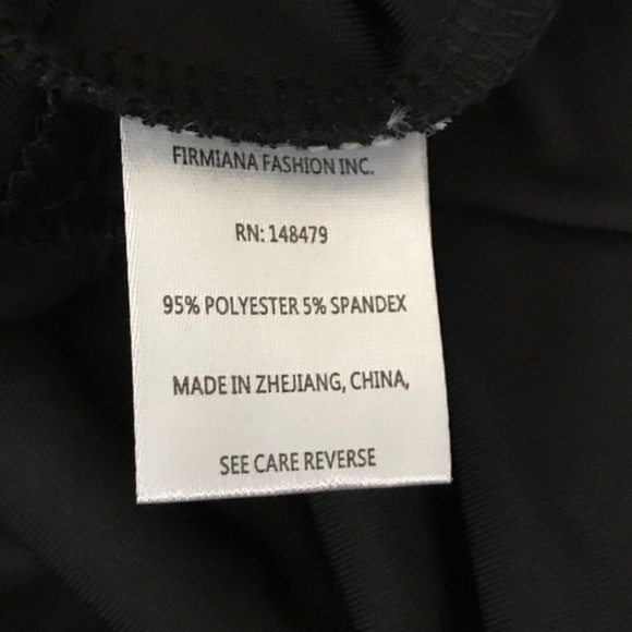 LILY By FIRMIANA Maxi Dress Sleeveless Hi Low Black NWT Women’s Plus Size 24W 4X - Picture 14 of 16